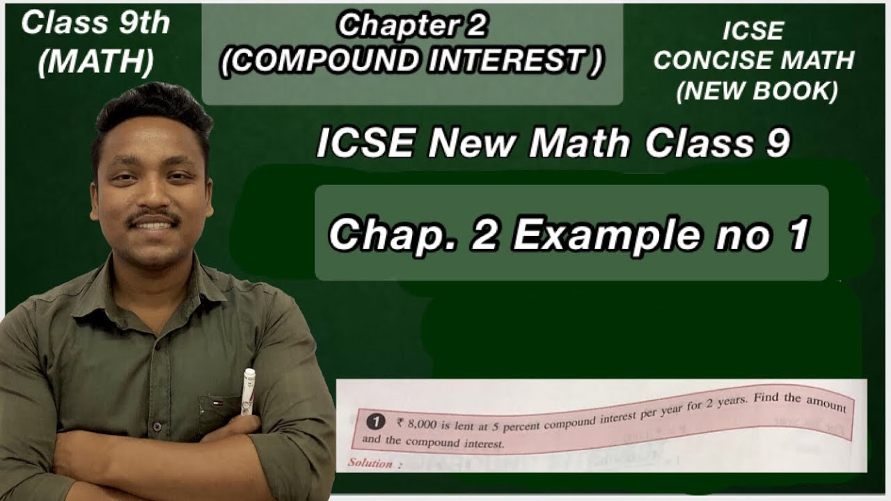 ICSE Class 9 Math Chap=2 | Example no. 1 By Rizan |Selina Concise ...