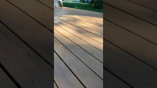 How To Stain Your Deck At Home DIY. #shorts