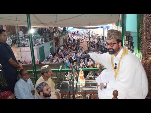 Youm-e-Ashoora || Waqia Karbala Mirwaiz-e-Kashmir's Sermon at Alam Sahab Shrine, Narwara Eid Gah