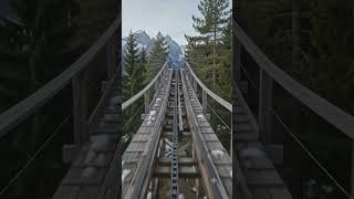 "420ft Drop Into Mountain Fog —Front Seat POV 😱🏔️"