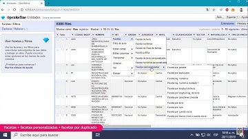 depurar informacion con OPENREFINE