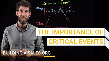 What Are Critical Events? | Building A Sales Org | Winning By Design