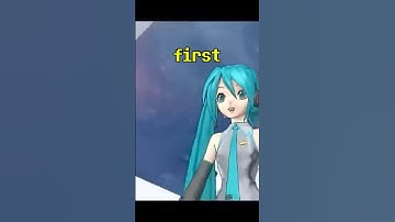 The First Hatsune Miku Song #vocaloid #utau #synthv #hatsunemiku #teto #miku #projectsekai