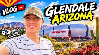 I Was NOT Ready for Glendale, Arizona! 😱🌵 | State Farm Stadium & Hidden Gems 🇺🇸