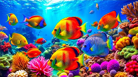 Dive Into the Mesmerizing Underwater Realm and Marvel at Sea Animal in The Best 4K ULTRA HD Aquarium