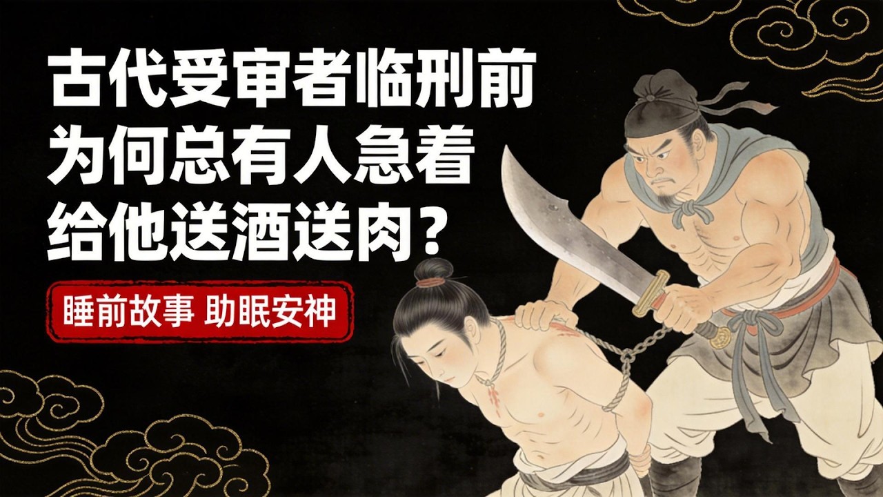 古代犯人臨刑前，為何總有人搶著給他送酒送肉？背後水很深 | 安眠故事
