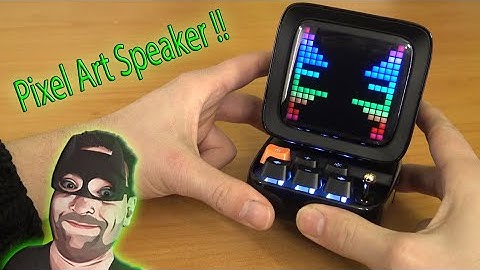 Divoom Ditoo An Awesome Pixel Art Quality Bluetooth Speaker 😲