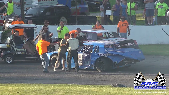 Kevin Claborn vs Brian Hopkins - Mt. Lawn Speedway...