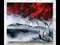 Black and White Abstract Landscape Painting | by Dranitsin