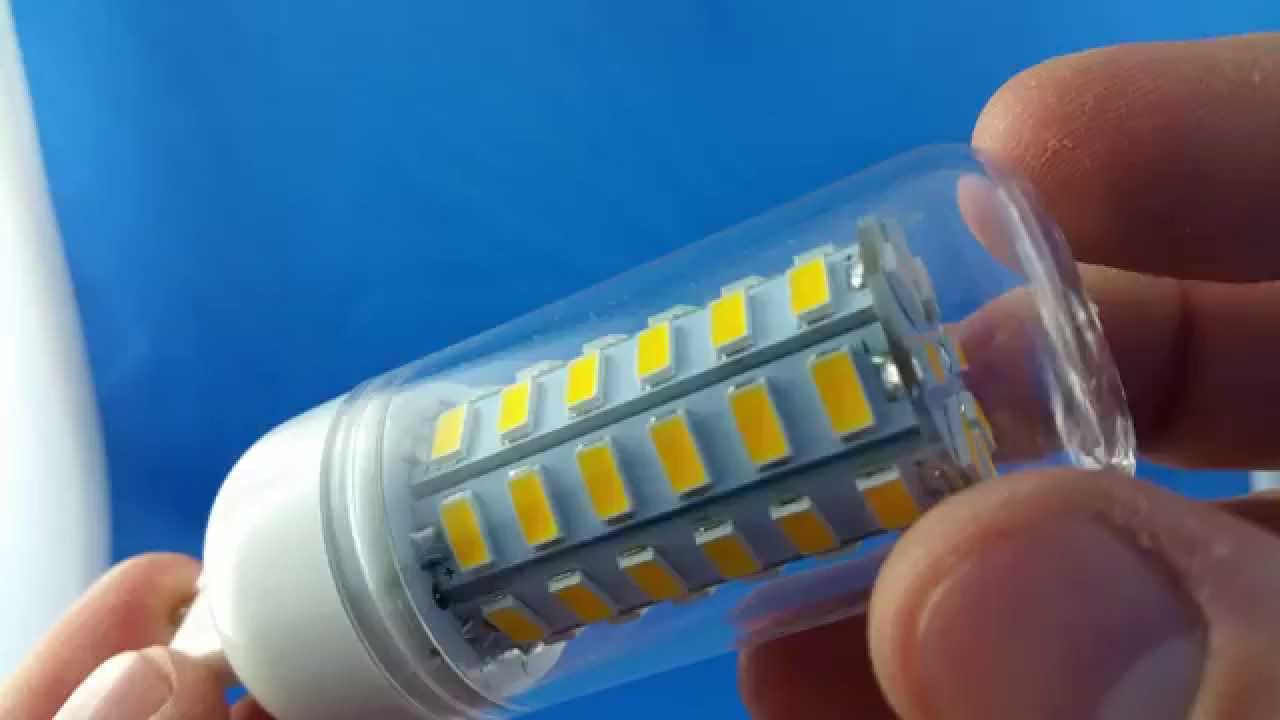 SMD G9 18W 56 LED bulb lamp from Aliexpress.com Unboxing haul euro app