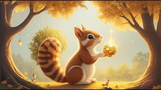 The Curious Squirrel and the Magical Acorn Fairy tale for children's