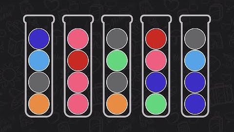 Ball Sort Puzzle Level 28 Solution