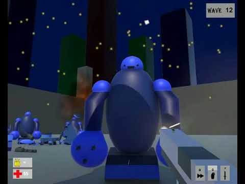 Robot Blaster-my first game made by Unity