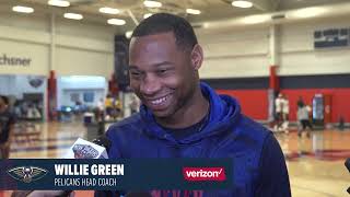 Willie Green on Brandon Ingram, CJ McCollum | Pelicans Training Camp
