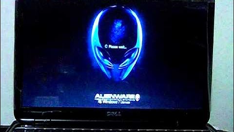 customized  windows7 bootup,logon screen and startup sound with alien ware.avi