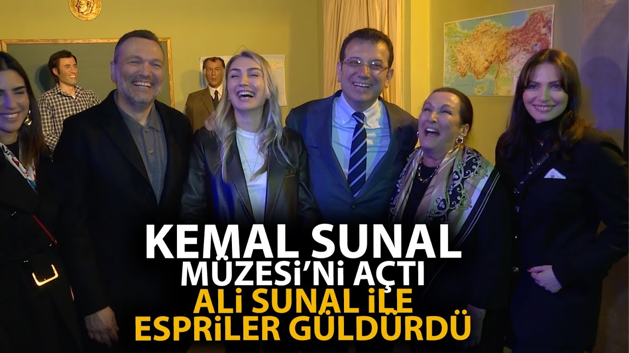 Ekrem İmamoğlu, Kemal Sunal Müzesi açtı! Ali Sunal ile esprileri herkesi güldürdü
