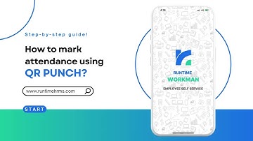 How to mark your attendance using QR punch feature? | Attendance | Employees | Payroll software