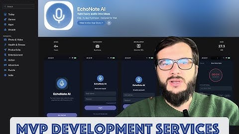 MVP Development Services for building fast apps