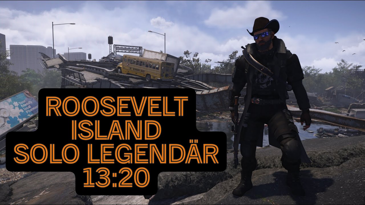The Division 2 Roosevelt Island Solo Legendär 