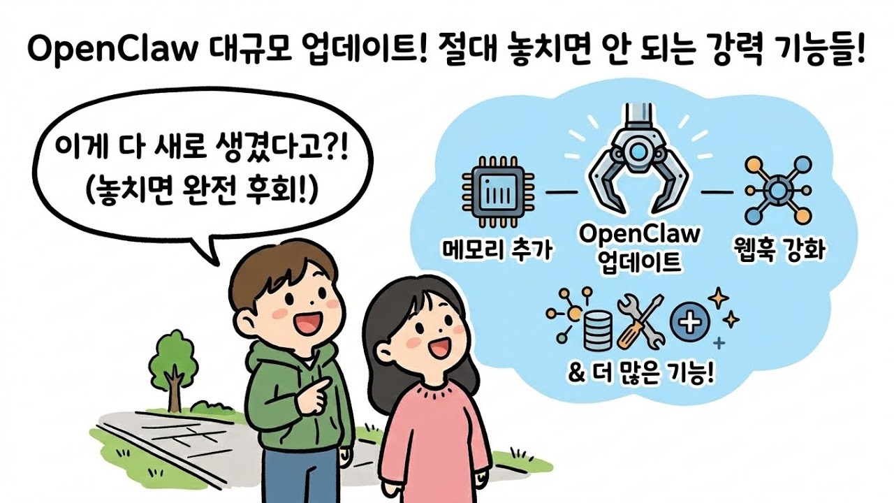 ⁣OpenClaw v2026.4.7~4.14 대규모업데이트 소식!!