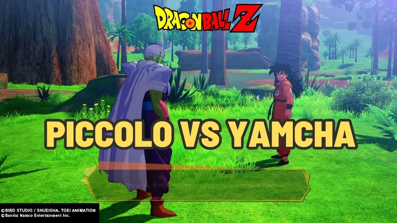 Piccolo and Yamcha training for Vegeta