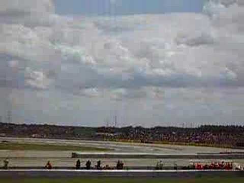 Valentino Rossi chasing down Casey Stoner for the lead at the MotoGP Dutch TT 2007 @ Assen