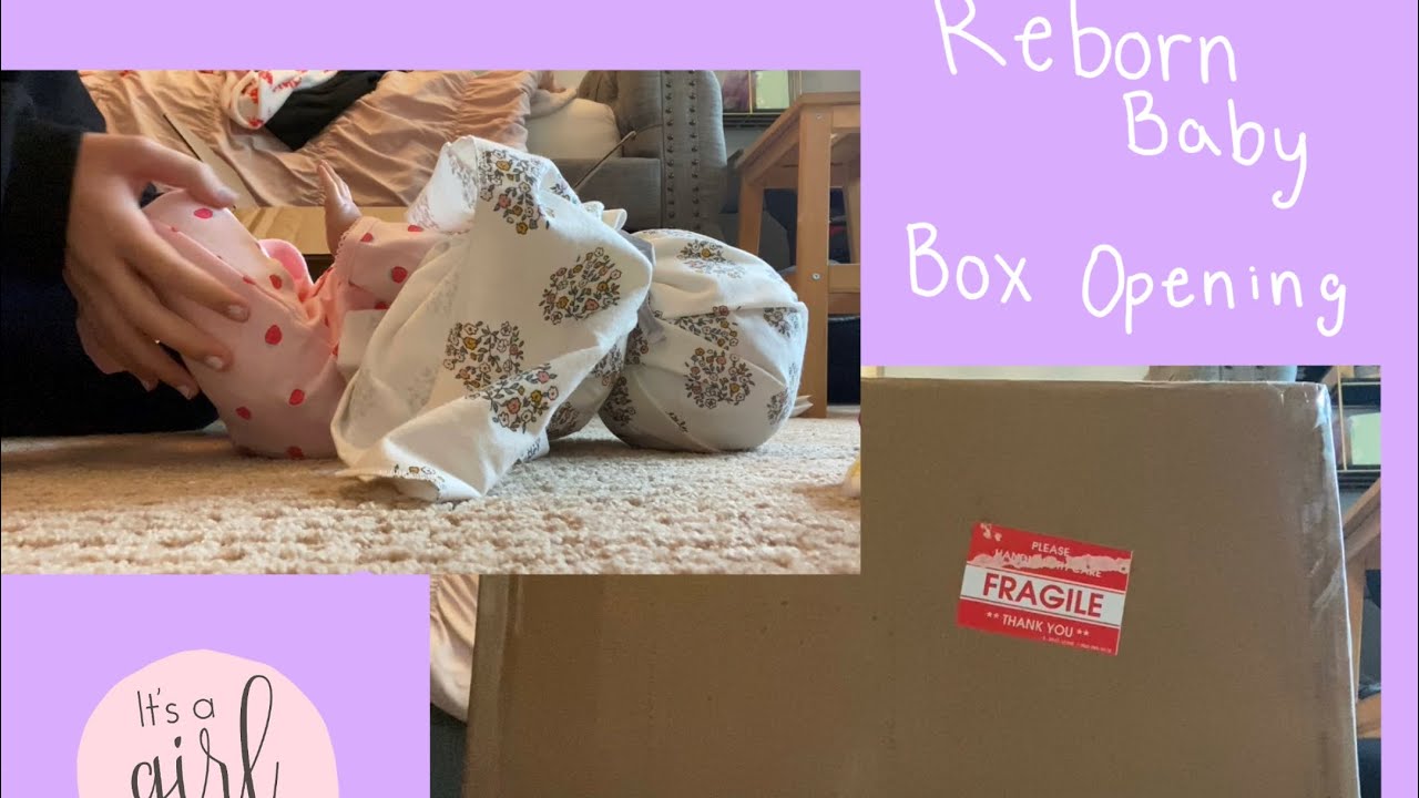 Reborn Baby Girl Box OpeningLittle Reborn Nursery YouTube