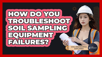 How Do You Troubleshoot Soil Sampling Equipment Failures? - Civil Engineering Explained