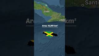 #Jamaica   | #Caribbean Sea | #2023 | #shorts  #geography #map #flag