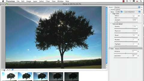 Merge to HDR on Adobe Photoshop