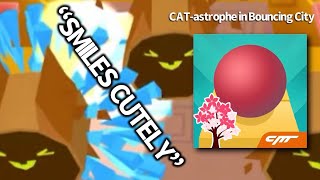 CAT-astrophe in Bouncing City (Rolling Sky)