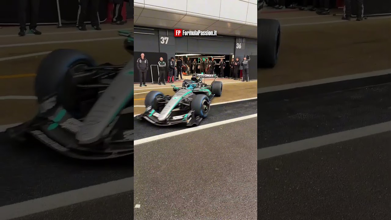 MERCEDES F1 2026 SUBITO IN PISTA A SILVERSTONE