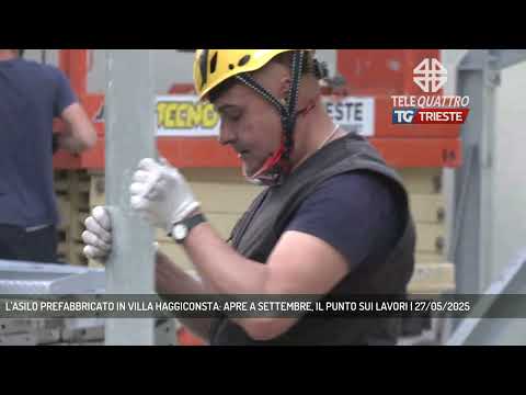 L'ASILO PREFABBRICATO IN VILLA HAGGICONSTA: APRE A SETTEMBRE, IL PUNTO SUI LAVORI | 27/05/2025