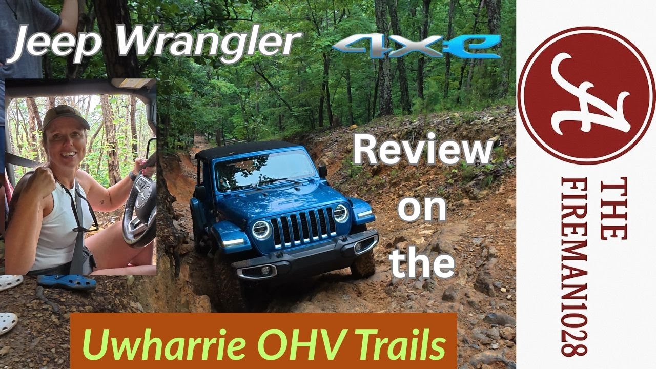 Jeep Wrangler 4xE Review on the Uwharrie OHV Trails!!
