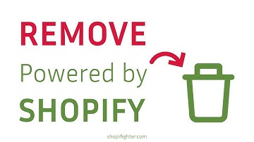 How to Remove "Powered by Shopify" Text
