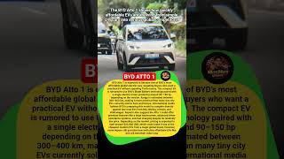 BYD Atto 1: The Cheap EV That Could Kill Small Gasoline Cars #BYDAtto1 #BYD #ElectricCar #CityEV #EV