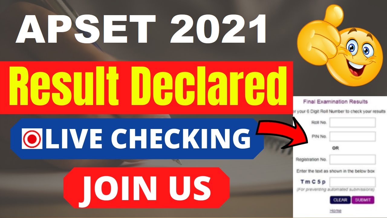 APSET 2021 Result (Declared) - Check Your APSET 2021 Result Here