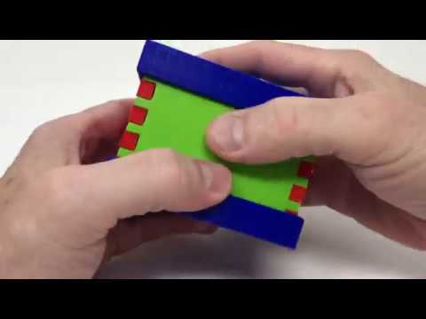 Prototype 3D Printed Simple Secret Box V: Neodymium Magnetics - YouTube
