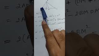Apollonius Theorem #Proof