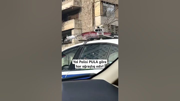 Diqqətli olun! Polis maşınlara təzə kameralar qoyulub! Vilayət Eyvazov pula görə nələr edirmiş.