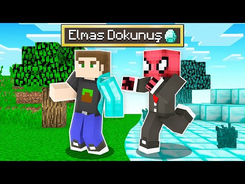 DOKUNDUĞUM HER YER ELMAS 💎 - Minecraft