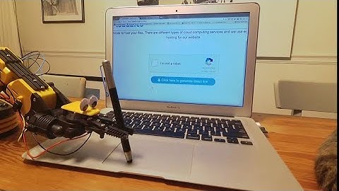 Robot Beats "I am not  Robot" Captcha