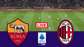 🔴 In Diretta : Roma vs AC Milan | Serie A 2025/26 | Streaming completo della partita