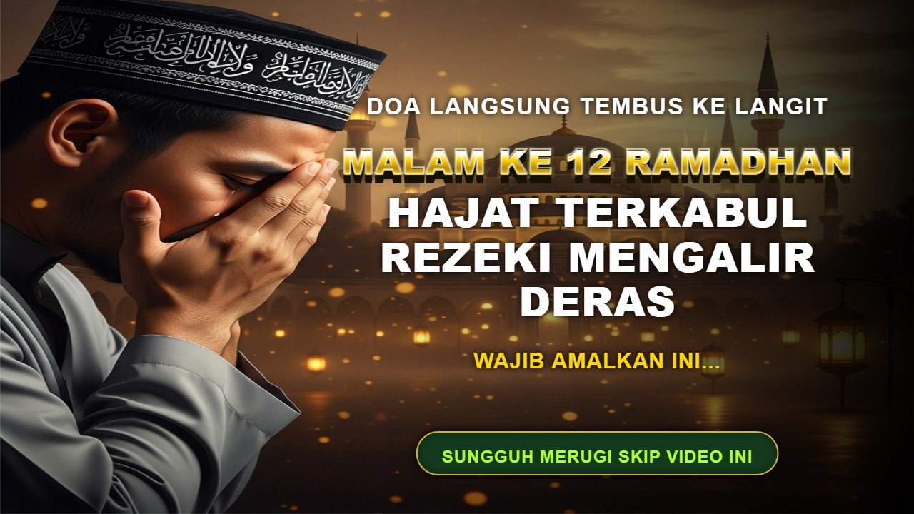 Cukup Amalkan Doa ini!! semua doa Hajat Pasti Terkabul || Relaxing Dhikr