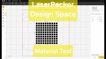 LaserPecker Design Space - Material Testing