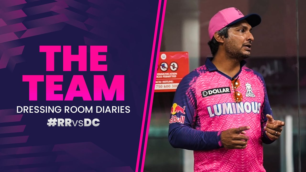 Dressing Room Diaries | RRvsDC | Sanga's Winning Words-Dressing Room Celebration | Rajasthan Royals