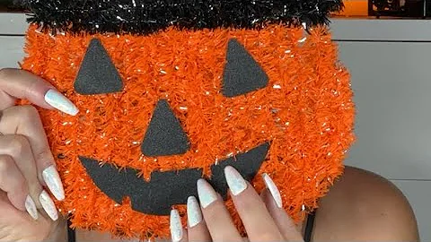 ASMR Halloween-ish Dollar Tree et al. Haul ASMR 👻💀🎃