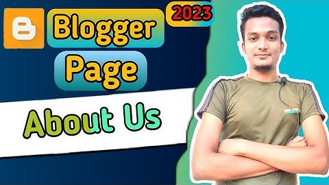 Blogger me About Us Page kaise banaye | How to create About Us Pages for website