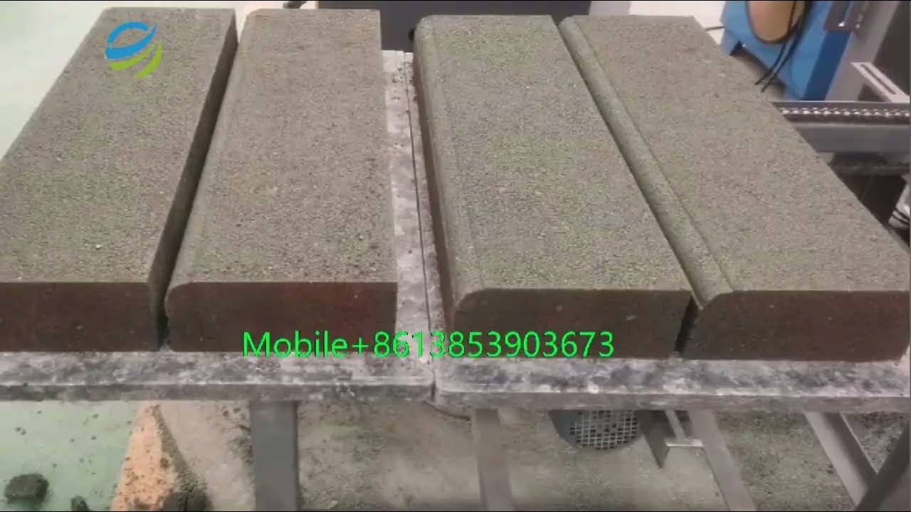 How to Make Curbstone by Hydraulic Automatic Concrete Block Interlocking Brick Making Machine