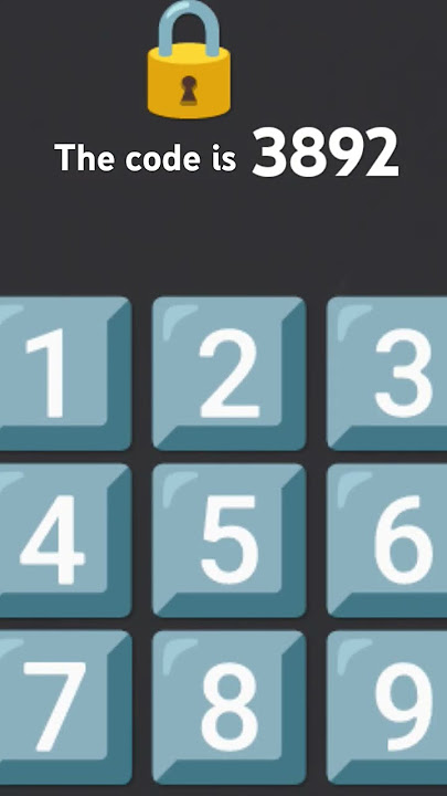 the code is 3892